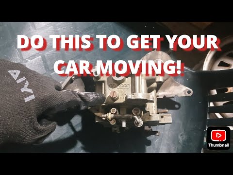 Видео: Грязь в карбюраторе Golf mk1, быстрый способ снова завестись #карбюратор #mk1 #fyp