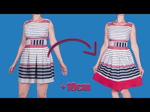 Видео: Как удлинить платье за 10 минут практичный способ!