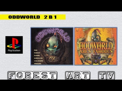 Видео: Обзор дилогии игр Oddworld для PS1 (PlayStation One)