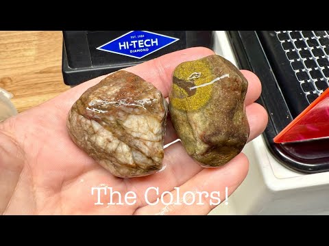 Видео: Cutting Rocks | Slabbin’ Sundays | Изобилие красок!