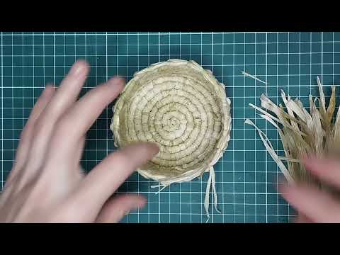 Видео: Талаш. Плетение шкатулки. Вплетаем бусины.