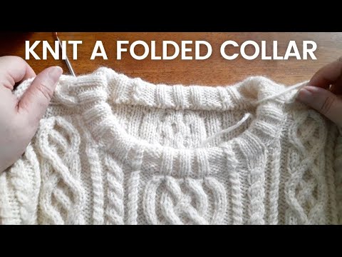 Видео: Добавление сложенной манжеты на ваш свитер, связанный вручную