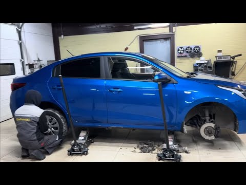 Видео: Киа Рио 1.6А/Т 2018, 77тыс пробег янги липучка балонлар куйилди!Шинсервис