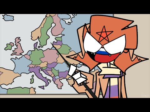 Видео: Урок географии - Сплин (Countryhumans)