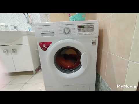 Видео: Стирка курток/Смешанные ткани, 40°, 1000 оборотов/Стиральная машина LG F10B8MD