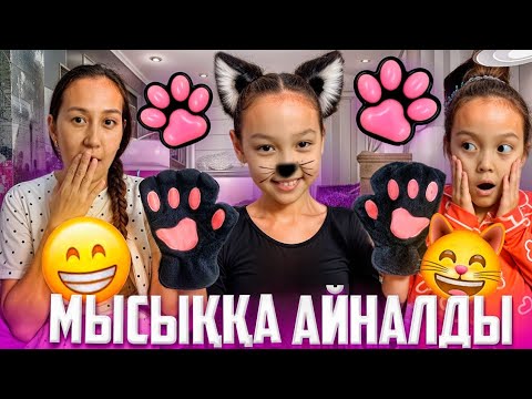 Видео: АНЕЛЬЯ МЫСЫҚҚА АЙНАЛДЫ🐈‍⬛😱/ЛАПКА КӨП ОЙНАМАА❌️😅🏃‍♀️