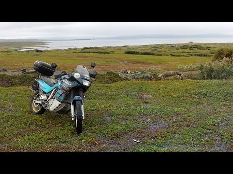 Видео: Мото тур Honda Transalp. Кольский полуостров. Рыбачий, Дальние Зеленцы, пер. Геологов, Бесов Нос.