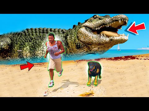 Видео: КРОКОДИЛ МОНСТР ГИГАНТҚА АЙНАЛЫП, ҚАЛАНЫ ЖАУЛАДЫ (GTA V)