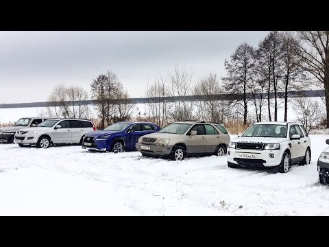 Видео: Дрэг по полю: Шнива, Тагер, Ховер, Ленд Ровер и Лексусы