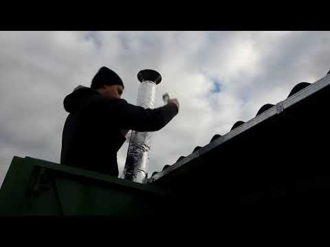 Видео: Garage DIY 5. Старая буржуйка ПОВ-57 в новый гараж.