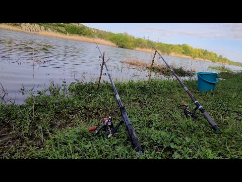 Видео: Открылся по спиннингу! Первый улов!