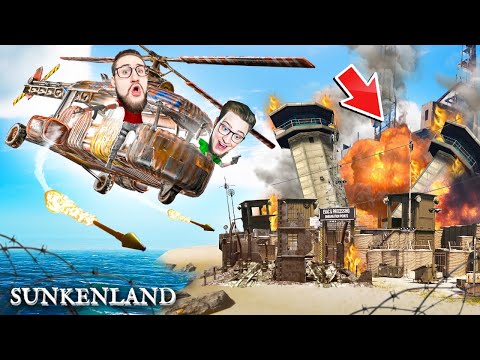 Видео: ВЗОРВАЛИ БАЗУ С ВЕРТОЛЕТА! ЭТО ЧИТЕРСКАЯ ТАКТИКА! ВЫЖИВАНИЕ В ЗАТОПЛЕННОМ МИРЕ В SUNKENLAND