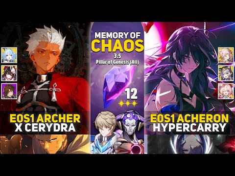 Видео: E0S1 Archer x Cerydra и E0S1 Acheron Hypercarry | MOC 12 | Honkai: Star Rail 3.5
