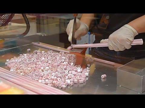 Видео: 'Papabubble'Демонстрация изготовления очень интересных конфет.