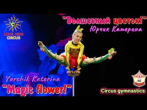 Видео: Юная гимнастка - эквилибристка на руках - Юрчик Катерина, 1 место в соревнованиях.