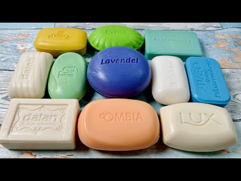 Видео: ASMR soap cutting 💜 Резка мыла АСМР