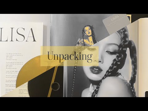 Видео: 🥥Распаковка соло альбома Лисы "LALISA" black+gold ver. / LALISA solo k-pop album unboxing🥥