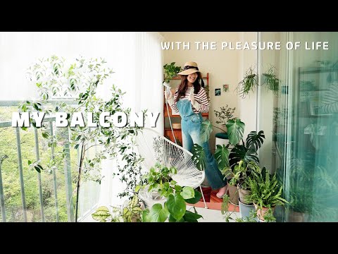 Видео: Балконное озеленение и швейная мастерская (интерьер балкона/ видеоблог о посадках)