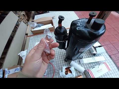 Видео: Сборка теплового насоса водо-вода 8 кВт