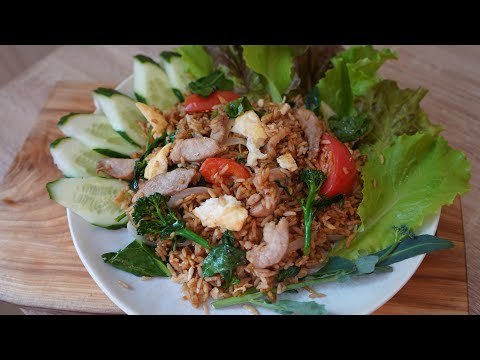 Видео: Жареный рис со свининой по Тайски🇹🇭