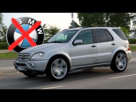 Видео: MERECEDES ML55 AMG - ЕГО БОЯТСЯ BMW?