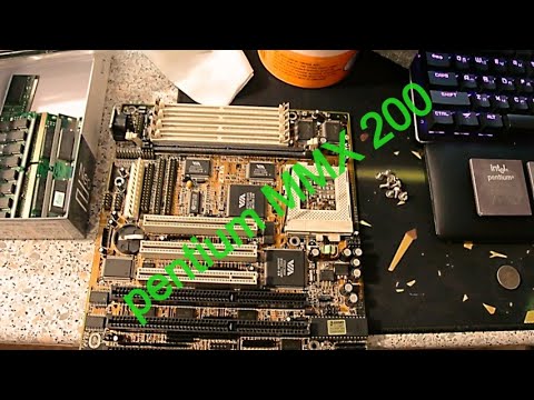 Видео: pentium mmx 200. уже ретро.