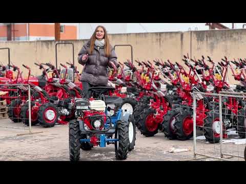 Видео: Мини-трактор на базе пахотно-ездового модуля Смарт-04 (полный привод)