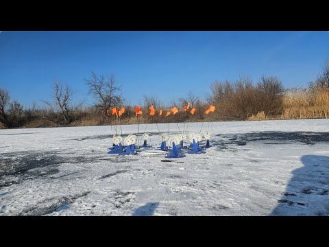 Видео: Конец Февраля. глухозимье. Река Ахтуба.