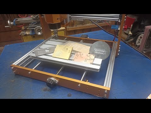 Видео: Фрезерный станок с ЧПУ LUNYEE 3018 PROMAX 500 Вт первое знакомство!!!