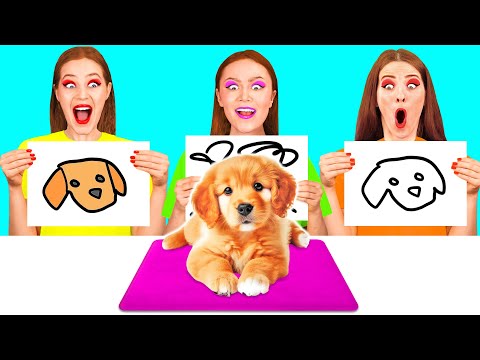 Видео: Кто Лучше Нарисует Предмет, Получит Его | Съедобная Битва от PaRaRa Challenge