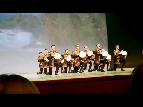 Видео: Ансамбль "Лезгинка" -Барабаны - Юбилейный концерт 55 лет 07/12/2013