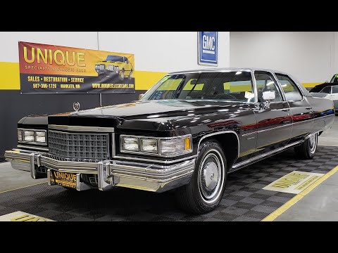 Видео: Cadillac Fleetwood Brougham 1976 года | Продаётся за 32 900 долларов