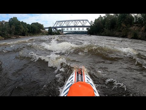 Видео: На сапборде на работу