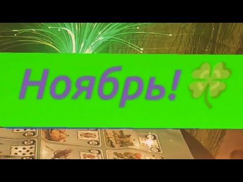 Видео: НОЯБРЬ! 🍀🍀🍀