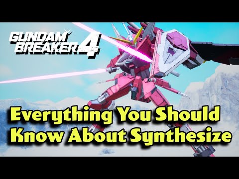 Видео: Всё, что вам нужно знать о синтезе (Gundam Breaker 4)