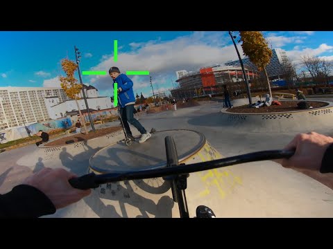 Видео: GoPro BMX Riding в скейт-парке | Купил новую bmx раму