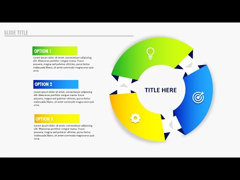 Видео: Создайте слайд с инфографикой «Три варианта круга» в PowerPoint. Урок № 974