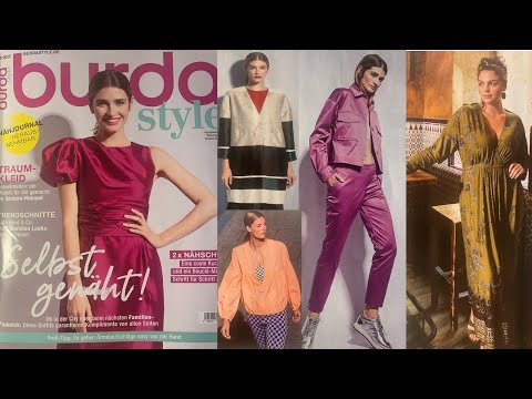 Видео: Burda Style 03/2022/Подиумные модели одежды/КРУПНЫЕ ТЕХНИЧЕСКИЕ РИСУНКИ