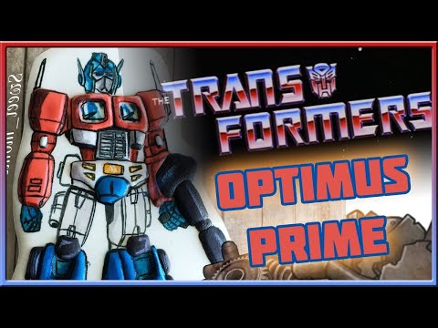 Видео: Имбирное печенье Оптимус Прайм Трансформеры/Oprimus Prime