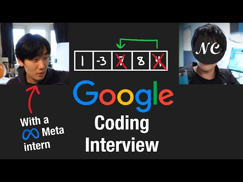 Видео: Пробное собеседование по программированию в Google с Meta Intern