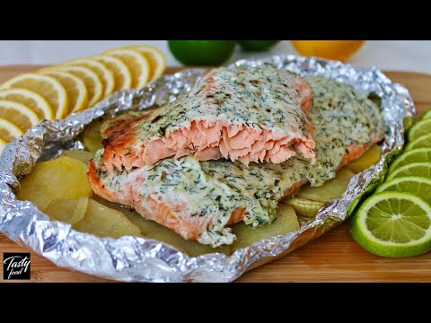Видео: Очень Вкусная Запеченная Рыба в Фольге с Картошкой!
