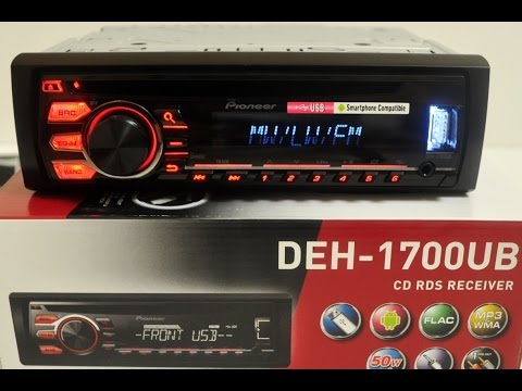 Видео: Обзор Pioneer DEH-1700UB.  Смена поколений.