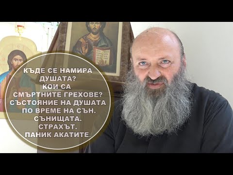 Видео: Човешката ДУША. Кои са смъртните грехове? Сънищата. Страхът. Паник атаките.Беседа с о. Сергий Павлов