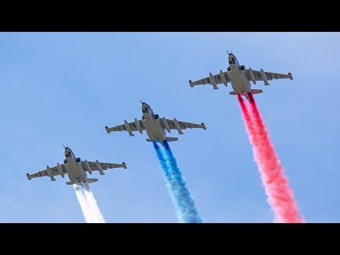 Видео: Авиационная часть Парада Победы 2018, аэродром Кубинка/Aviation of the Victory Parade 2018, Kubinka