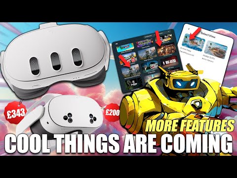 Видео: Скоро новые функции Quest, БЕЗУМНЫЕ скидки на гарнитуры! Потрясающие новые игры! (И многое другое)