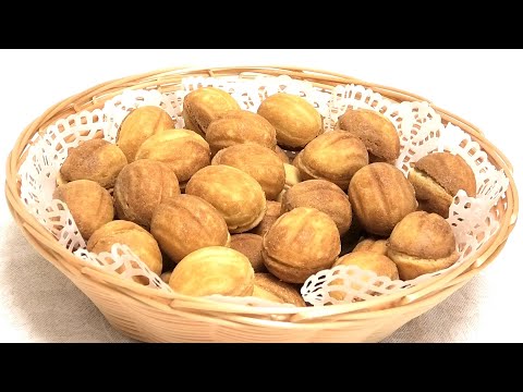 Видео: ОРЕШКИ СО СГУЩЁНКОЙ,  десерт на все времена /Nuts with condensed milk.