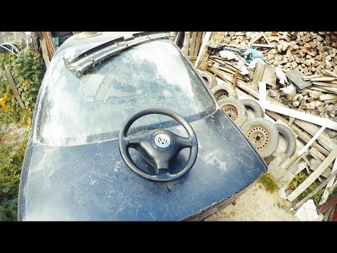 Видео: Кожаный трехспицевый руль на Passat B5 Замена руля Переноска из светодиодной лампы