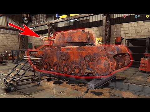 Видео: ВОССТАНОВИЛ С НУЛЯ КВ-1 ! 50.000$ - TANK MECHANIC SIMULATOR