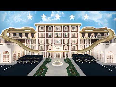 Видео: Я построил отель стоимостью 5 миллионов долларов в Блоксбурге + раздача 3000 робуксов