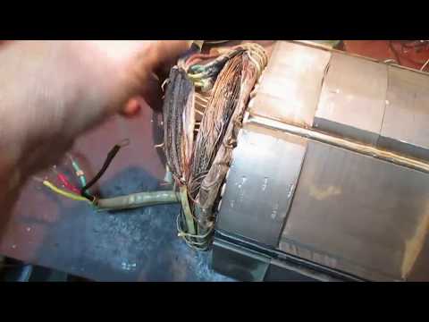 Видео: Генератор 3х фазный 380 вольт 6 киловатт. Перемотка.